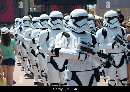 Storm troopers à Hollywood studio Orlando Banque D'Images