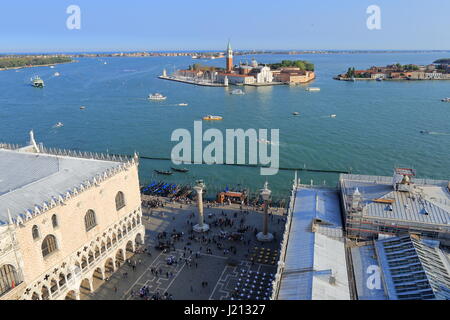 ​ la place Saint Marc. ​Doge's Palace, palais des Doges, Venise, Italie Banque D'Images