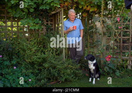 Sir Paddy Ashdown a photographié à son domicile à Somerset, Royaume-Uni Banque D'Images