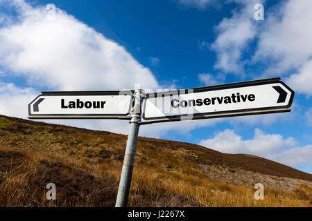 Prochaine élection générale britannique parties parties d'élection des partis conservateurs du travail britannique UKIP Libdem BNP parti politique des Verts UK GO Banque D'Images