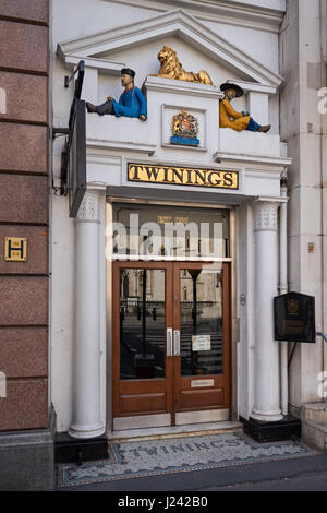 Boutique de thé et musée Twinings sur Strand, Londres, Royaume-Uni Banque D'Images