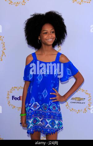 Culver City, CA. Apr 23, 2017. Brianna Reed aux arrivées de Safe Kids Day, Smashbox Studios, Culver City, CA, le 23 avril 2017. Credit : Priscilla Grant/Everett Collection/Alamy Live News Banque D'Images