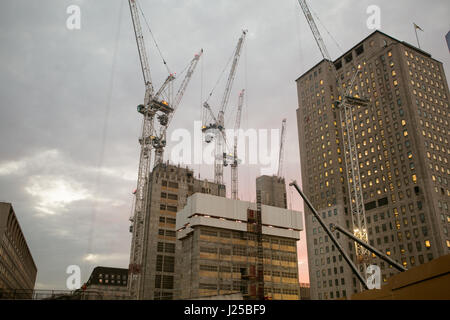 Southbank stret travaille, Londres Banque D'Images