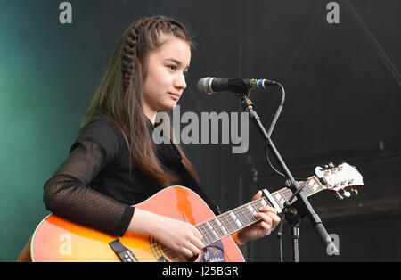 Clarissa Mae,Fête de la St George, Trafalgar Square, London.UK 22.04.17 Banque D'Images