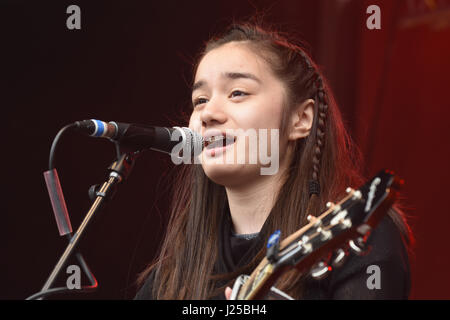 Clarissa Mae,Fête de la St George, Trafalgar Square, London.UK 22.04.17 Banque D'Images