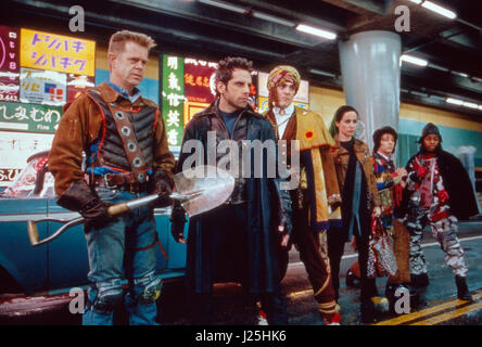 Mystery Men, USA 1999, Regie : Kinka Usher ; acteurs : William H. Macy, Ben Stiller, Hank Azaria, Janeane Garofalo, Paul Reubens, Kel Mitchell Banque D'Images