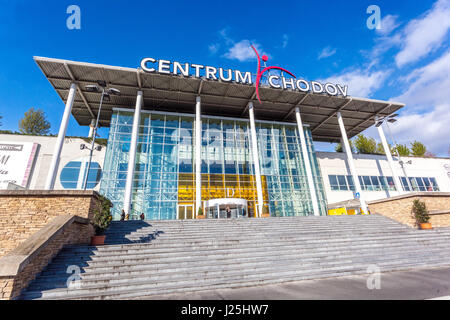 Le centre commercial Chodov, Suburb, Prague, République Tchèque, Europe Banque D'Images