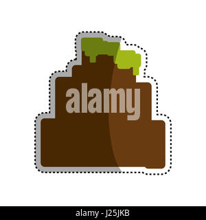 Décor pixélisé icône vidéoludique vector illustration graphic design Banque D'Images