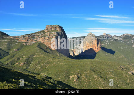 Entrée naturelle Salto de Roldan en Aragon Banque D'Images