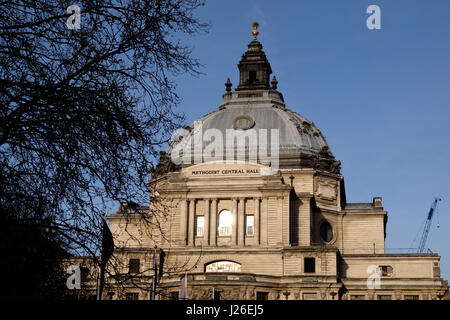 Hall Central méthodiste à Westminster, Londres, Angleterre, Royaume-Uni, Europe Banque D'Images