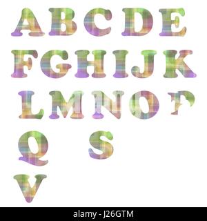 Alphabet coloré vecteur isolated on White Illustration de Vecteur Alphabet coloré vecteur isolated on White Illustration de Vecteur