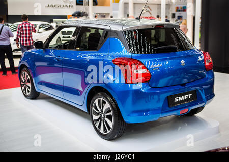 Belgrade, Serbie - le 23 mars 2017 : nouvelle Suzuki Swift présenté à Belgrade 53è International Motor Show - MSA (OICA). Banque D'Images