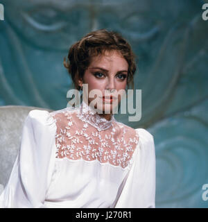 Amerikanische Schauspielerin Sydne Rome, Deutschland 1980 er Jahre. Actrice Sydne Rome, l'Allemagne des années 1980. Banque D'Images