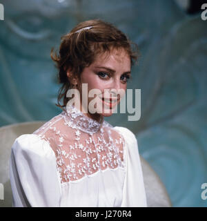 Amerikanische Schauspielerin Sydne Rome, Deutschland 1980 er Jahre. Actrice Sydne Rome, l'Allemagne des années 1980. Banque D'Images