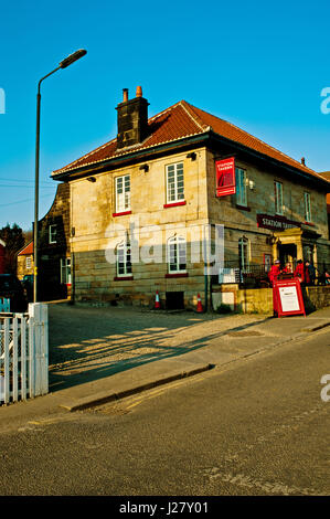 La station Tavern, Grosmont, Yorkshire du Nord Banque D'Images