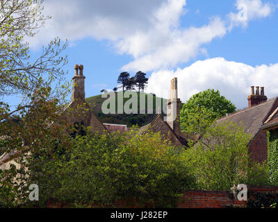 Avis de Colmer's Hill, Bridport, de l'immobilier Symondsbury Banque D'Images