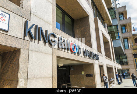 Les bureaux de Londres de King & Wood Mallesons LLP, cabinet d'avocats multinational, basé à Hong Kong, trois grues à pied, London EC4, dans l'administration Banque D'Images