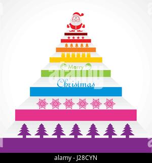 Design élégant et texte pour célébrer Noël vecteur stock Illustration de Vecteur