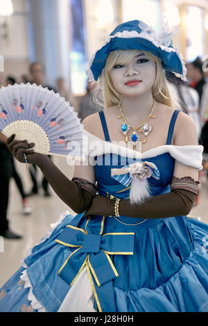 Cosplay girl, Comic Con woman, Bangkok, Thaïlande, 2017 Banque D'Images