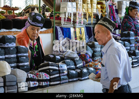 L'Ouzbékistan, Samarkand province, Samarkand, sur le marché Banque D'Images