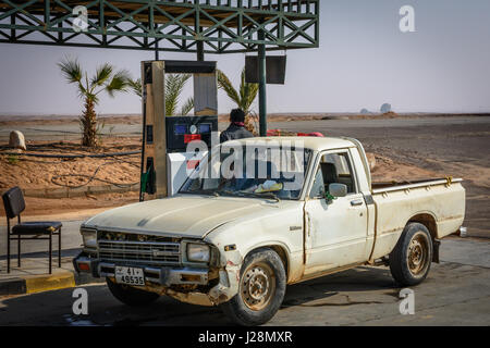 La Jordanie, Tafilah, Government Sur la route de Jérusalem à la Mer Morte Banque D'Images