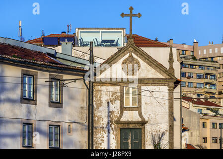 Chapelle Notre Dame de Lapa à Foz do Douro district de la ville de Porto, deuxième ville du Portugal Banque D'Images