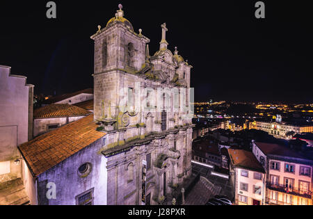 Igreja dos Grilos Church and convent (littéralement l'église de cricket) dans la ville de Porto sur la péninsule ibérique, deuxième plus grande ville du Portugal Banque D'Images