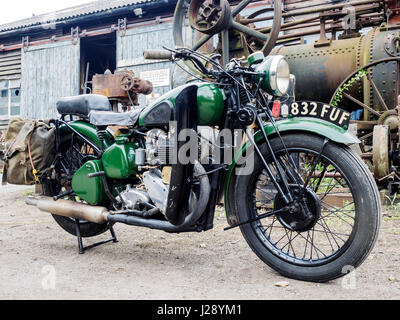 Le BSA M20 est une moto britannique faite par Birmingham Small Arms Company (BSA) à son usine de Birmingham Small Heath, à partir de 1937 à 1955. Banque D'Images