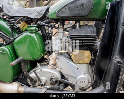 Le BSA M20 est une moto britannique faite par Birmingham Small Arms Company (BSA) à son usine de Birmingham Small Heath, à partir de 1937 à 1955. Banque D'Images