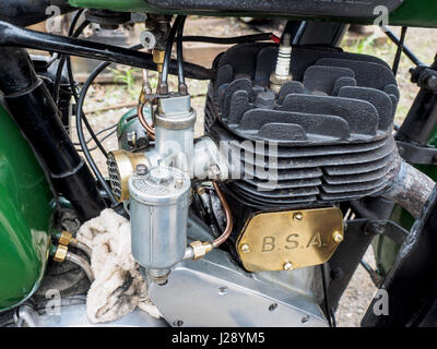 Le BSA M20 est une moto britannique faite par Birmingham Small Arms Company (BSA) à son usine de Birmingham Small Heath, à partir de 1937 à 1955. Banque D'Images