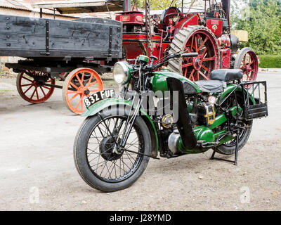 Le BSA M20 est une moto britannique faite par Birmingham Small Arms Company (BSA) à son usine de Birmingham Small Heath, à partir de 1937 à 1955. Banque D'Images