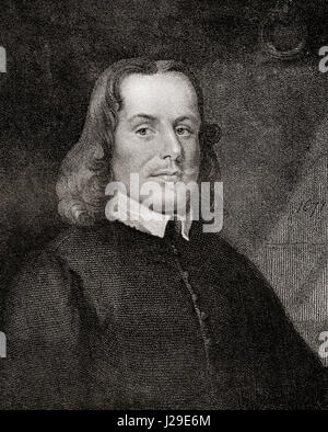 John Bunyan, baptisé le 30 novembre 1628 - 1688. Écrivain et prédicateur puritain. À partir de la bibliothèque de documentation internationale célèbre, publié c. 1900 Banque D'Images