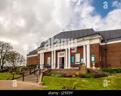 Pannett Art Gallery et Whitby Museum de jardins Pannet, Whitby, au Royaume-Uni. Banque D'Images