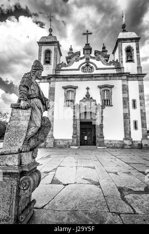 Prophète Daniel à la basilique Bom Jesus de Matosinhos à Minas Gerais, Brésil Banque D'Images