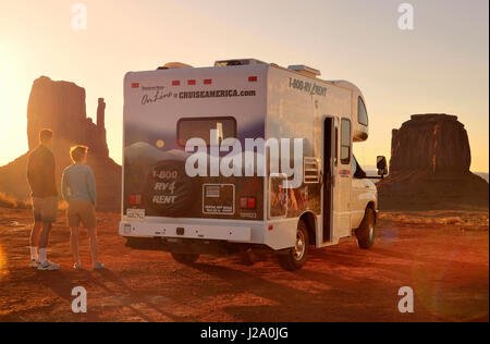 Camping-morninglight en Banque D'Images