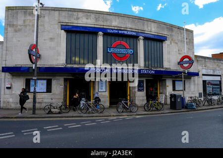 Gare de Wimbledon South Banque D'Images
