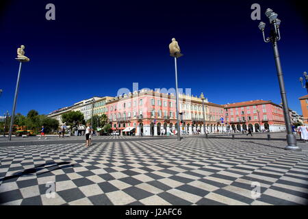 Nice, Place Massena, Alpes Maritimes, French Riviera, Cote d'Azur, France Banque D'Images