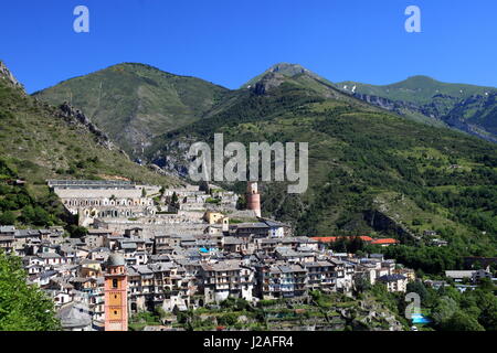 Tende, vallée de la Roya, Alpes Maritimes, France Banque D'Images