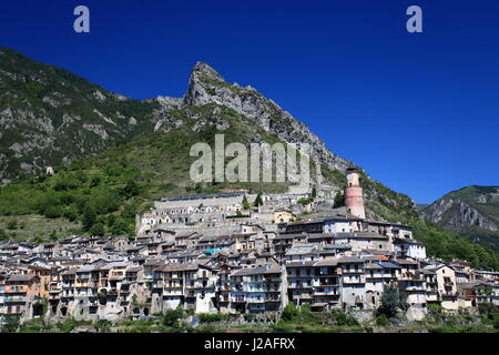 Tende, vallée de la Roya, Alpes Maritimes, France Banque D'Images