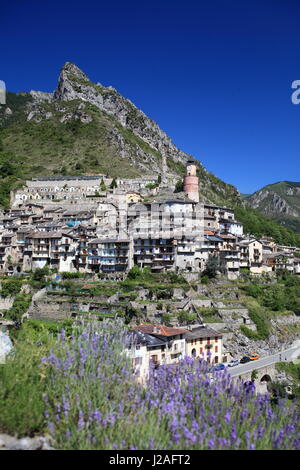 Tende, vallée de la Roya, Alpes Maritimes, France Banque D'Images