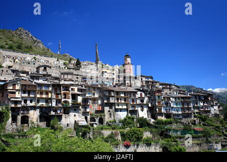 Tende, vallée de la Roya, Alpes Maritimes, France Banque D'Images