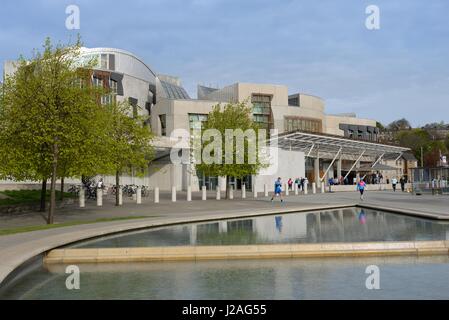 Bâtiment du parlement écossais à Holyrood à Edimbourg, Ecosse, Royaume-Uni Banque D'Images