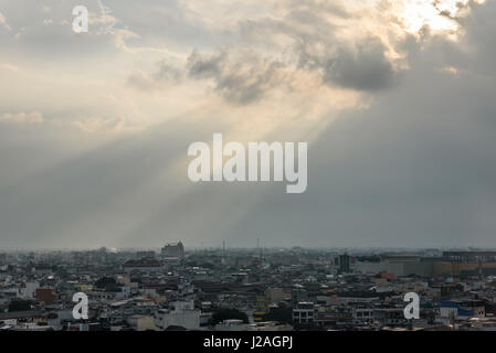 L'Indonésie, Sumatera Utara, Kota Jakarta, vue de l'hôtel Aryaduta, Medan Banque D'Images