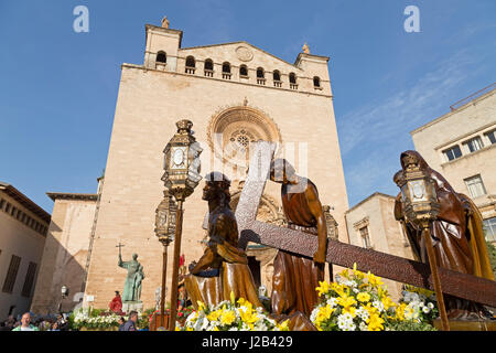 Basilique de Sant Francesc à Palma de Majorque, Espagne Banque D'Images