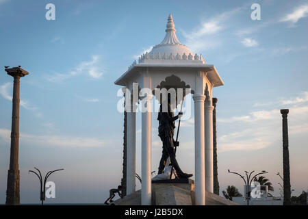 Monument à la mémoire du Mahatma Gandhi Banque D'Images