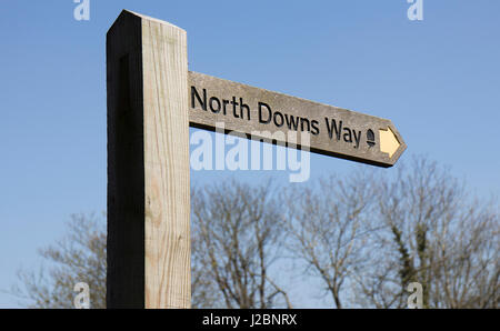 North Downs Way signppost Banque D'Images