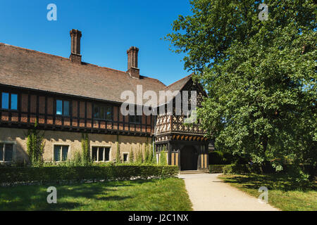 Potsdam, Allemagne, le 27 août 2016 : vue sur le château de Cecilienhof à Potsdam en été Banque D'Images