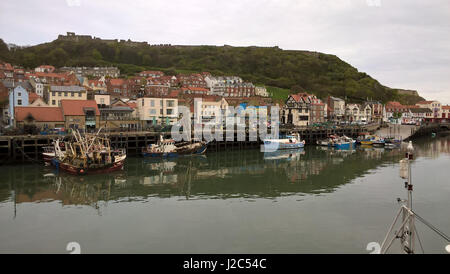 Le port de Scarborough Banque D'Images