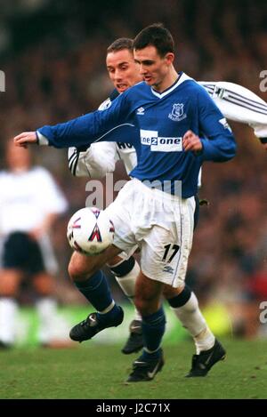 CHRIS PERRY & JEFFERS EVERTON V TOTTENHAM 17 Janvier 2000 Banque D'Images