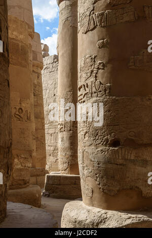 L'Egypte, Luxor, Luxor Government, Temple de Karnak, Site du patrimoine mondial de l'UNESCO Banque D'Images